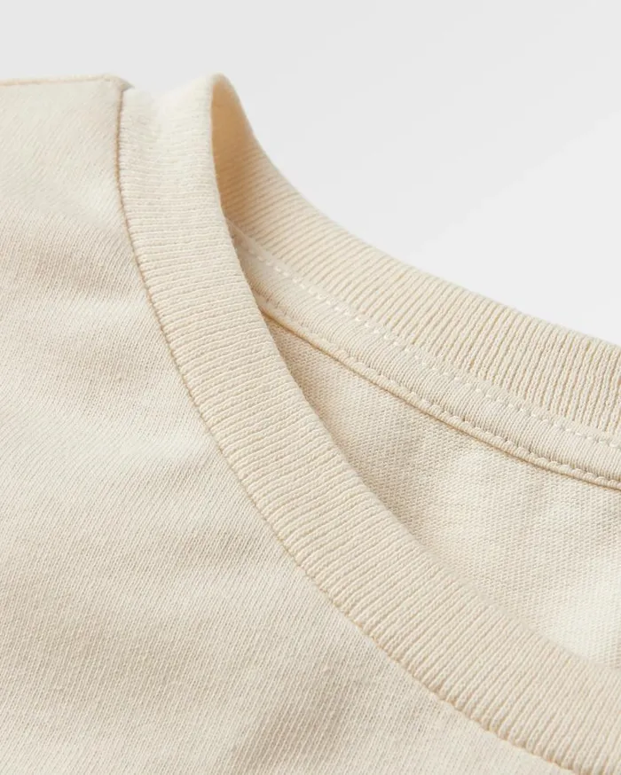 Women Tops Passenger Solitude Recycled Cotton Oversized LS TShirt Birch Birch