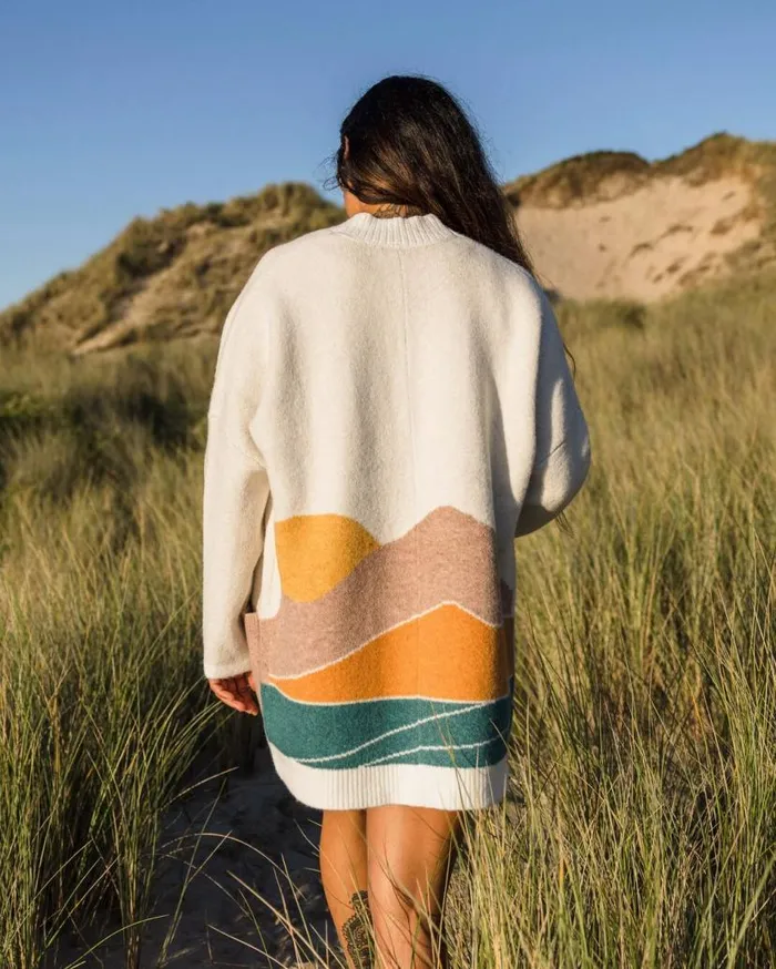 Women Tops Passenger Vista Recycled Knitted Cardigan Off White Off White