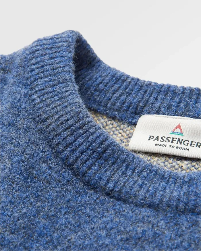 Women Tops Passenger Vista Recycled Knitted Jumper Dark Denim Dark Denim