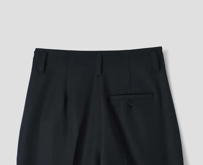 Women Twin Pleat Trouser Black Margaret Howell Trousers