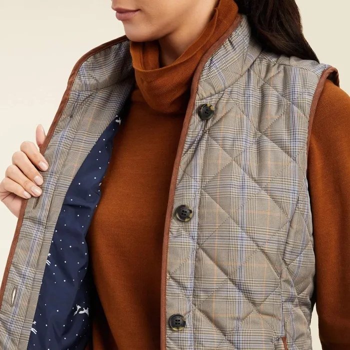 Woodside 20 Vest Glen Plaid Women Ariat Jackets and Vests Woodside 20 Vest Glen Plaid Women Ariat Jackets and Vests