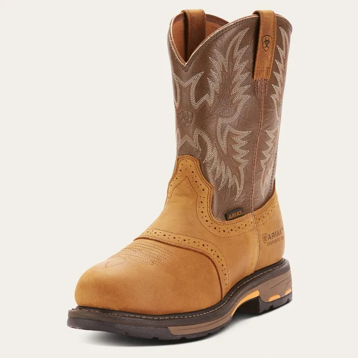 WorkHog Pullon Composite Toe Aged Bark Men Ariat Work Boots