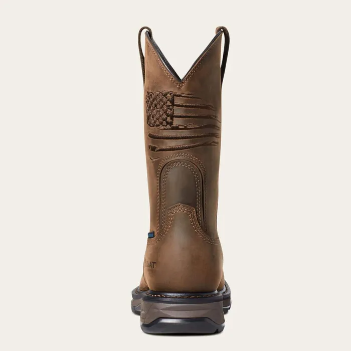WorkHog XT Patriot Waterproof Carbon Toe Work Boot Distressed Brown Men Ariat Western Boots WorkHog XT Patriot Waterproof Carbon Toe Work Boot Distressed Brown Men Ariat Western Boots