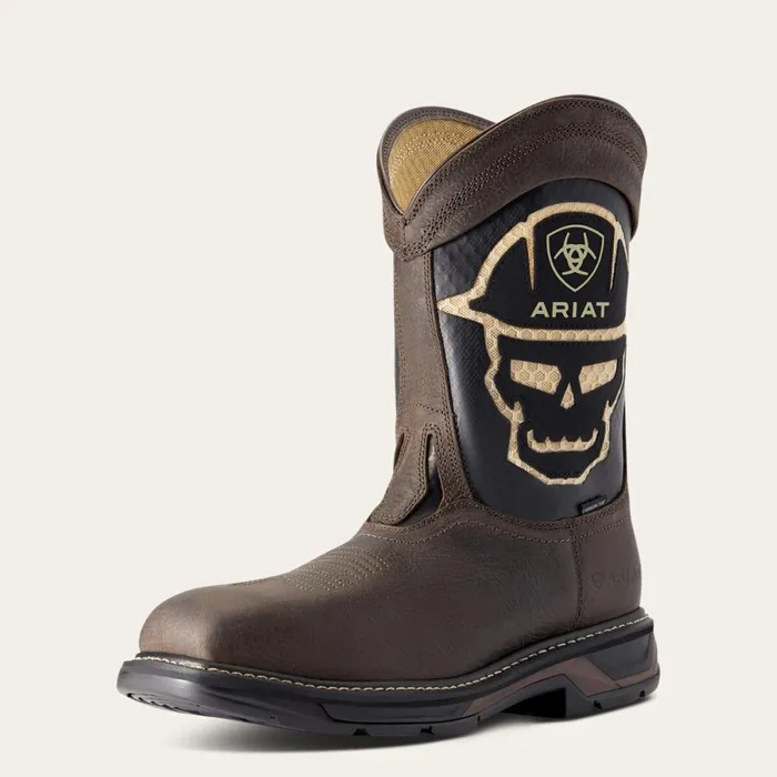 WorkHog XT VentTEK Bold Carbon Toe Work Boot Iron Coffee Men Ariat Work Boots