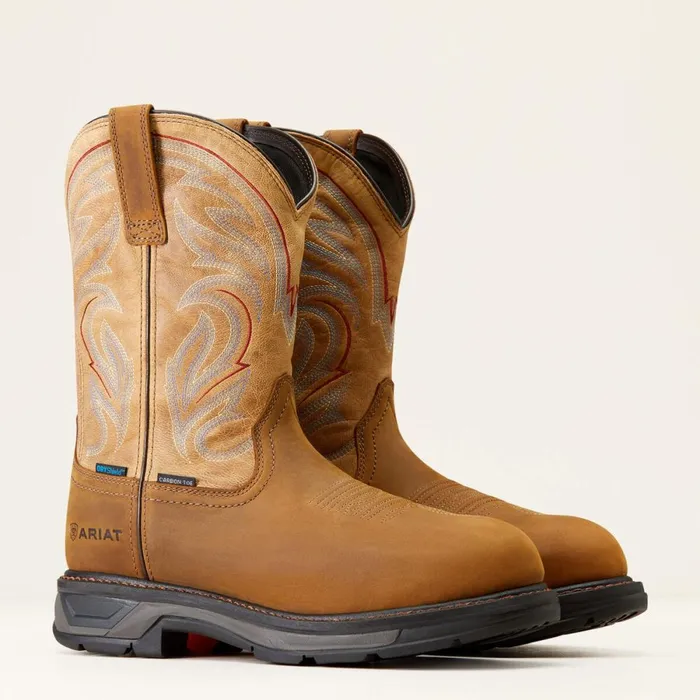 WorkHog XT Waterproof Carbon Toe Work Boot Distressed Brown Men Ariat Work Boots WorkHog XT Waterproof Carbon Toe Work Boot Distressed Brown Men Ariat Work Boots