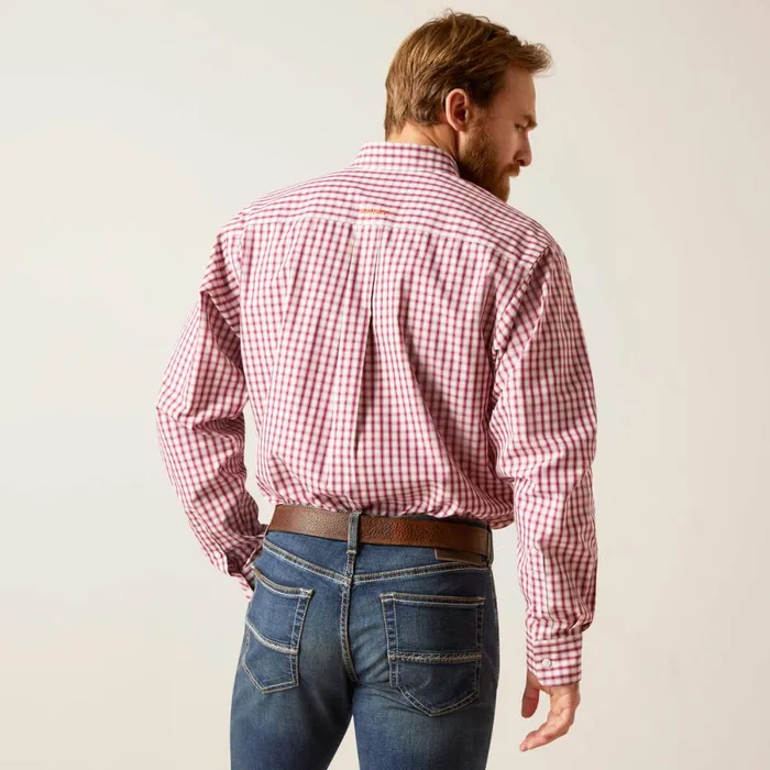 Wrinkle Free Valen Classic Fit Shirt White Men Ariat Button Down Shirts