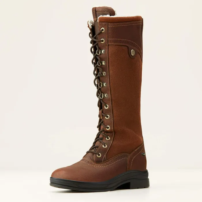 Wythburn Tall Waterproof Boot Dark Brown Women Ariat English Riding Boots