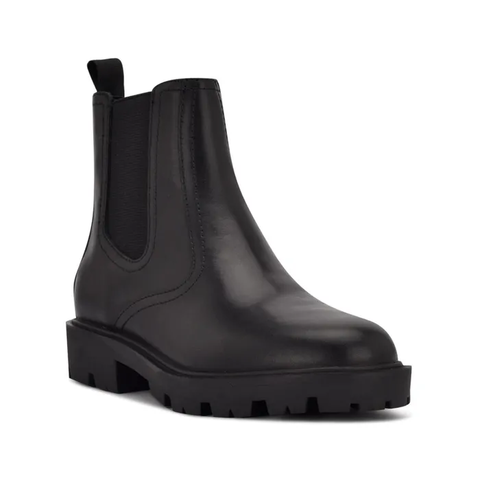 Yeeps Chelsea Lug Sole Booties Black Women Nine West Boots and Booties Yeeps Chelsea Lug Sole Booties Black Women Nine West Boots and Booties