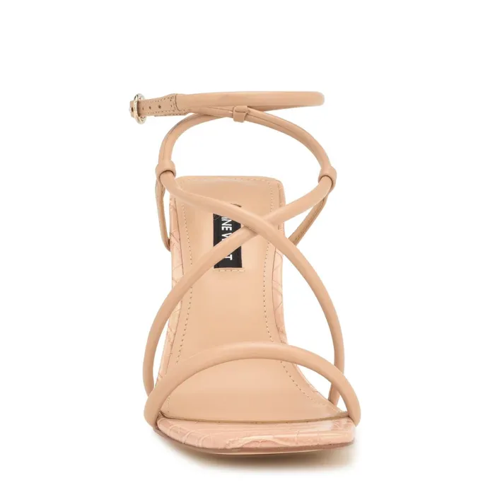 Yeera Strappy Heeled Sandals Warm Blush Women Nine West High Heels Yeera Strappy Heeled Sandals Warm Blush Women Nine West High Heels