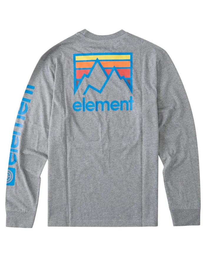 Youth Element Tshirts Hoodies and Jackets Boy039s 816 Joint Long Sleeve TShirt Light Grey Heather