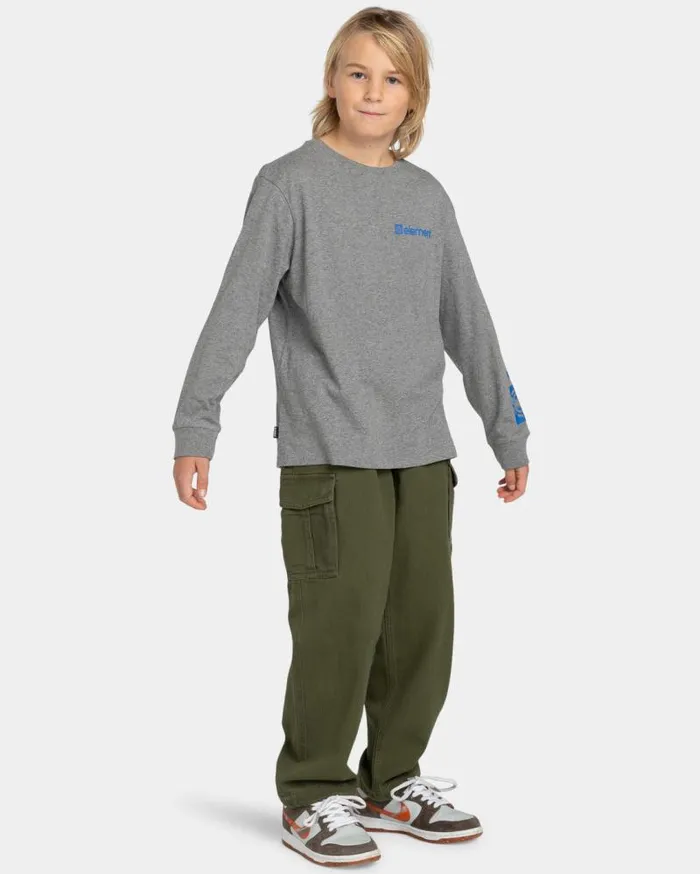 Youth Element Tshirts Hoodies and Jackets Boy039s 816 Joint Long Sleeve TShirt Light Grey Heather Youth Element Tshirts Hoodies and Jackets Boy039s 816 Joint Long Sleeve TShirt Light Grey Heather