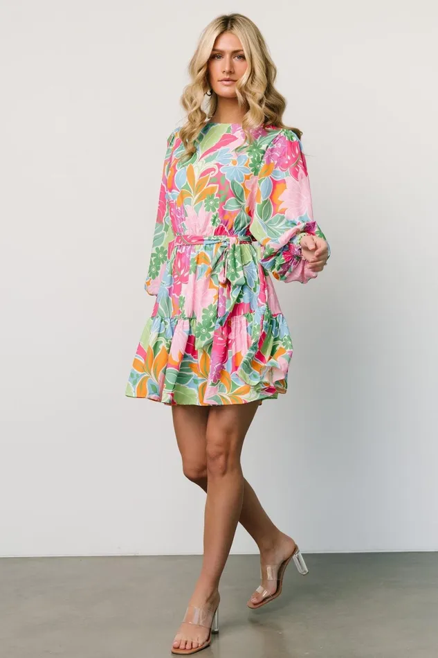 Zaniah Short Dress Multi Women Baltic Born Short Dresses Zaniah Short Dress Multi Women Baltic Born Short Dresses