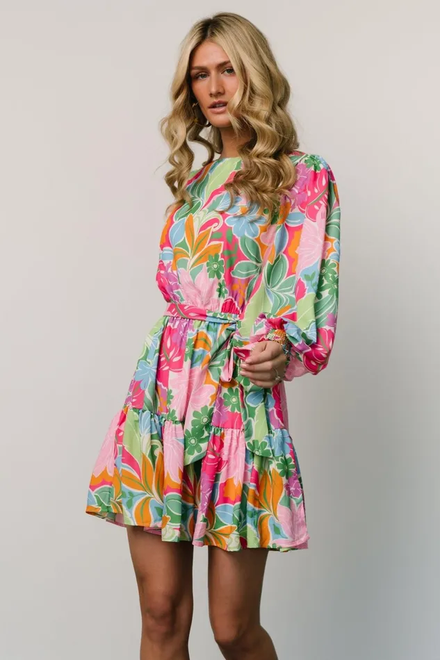 Zaniah Short Dress Multi Women Baltic Born Short Dresses Zaniah Short Dress Multi Women Baltic Born Short Dresses