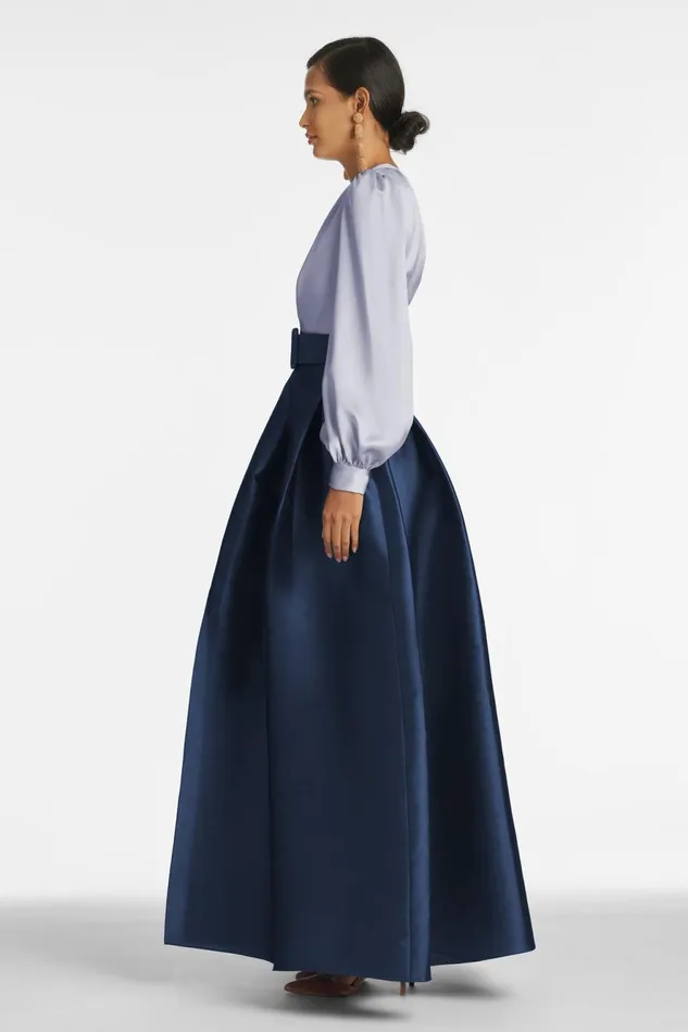 Zoe Gown 8211 Cool GreyNight Sky Women Sachin and Babi Evening