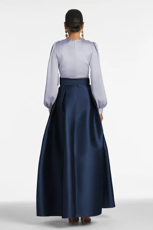 Zoe Gown 8211 Cool GreyNight Sky Women Sachin and Babi Evening
