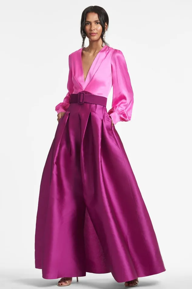 Zoe Gown 8211 PinkMagenta Women Sachin and Babi Formal