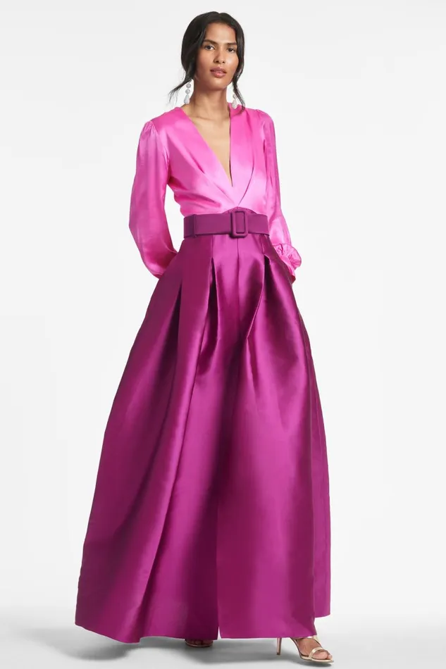 Zoe Gown 8211 PinkMagenta Women Sachin and Babi Formal